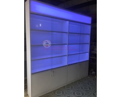 Thanh lý tủ kính trưng bày 2m4  ms 632